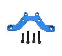 eMagTech 1x Piastra Torre Ammortizzatore Anteriore RC Buggy Alluminio 7075 Parti di Aggiornamento Compatibile con ARRMA 1/18 Typhon Grom 380 Brushed 4X4 Small Scale Buggy RTR (ARA2106) Blu