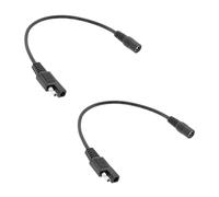 eMagTech 2 cavi adattatori SAE maschio a DC 5,5 x 2,1 mm femmina, cavo di prolunga di alimentazione SAE a CC, compatibile con pannello solare di ricarica e connettore batteria automobilistica