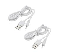 eMagTech 2 cavi di ricarica USB DC compatibili con Huion P80/GT-P80/PF150/Q11K V1/UGEE M708/2150 penna da disegno tablet penna DC 2,0 mm cavo di ricarica bianco 1 m