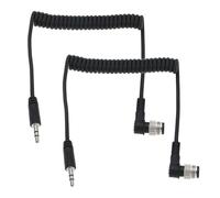 eMagTech 2 cavi di rilascio dell'otturatore per fotocamera da 3,5 mm a N1, compatibile con MC-30, compatibile con Nikon Series esteso fino a 80 cm di lunghezza