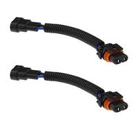 eMagTech 2 connettori per lampade H8 H11 su HB4, compatibili con adattatori di conversione per fendinebbia E90 E91, connettori per cablaggio, plug-and-play, 12 V-24 V, 18 cm