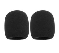 eMagTech 2 filtri pop per microfono SM58, compatibili con microfono Shure SM58, PGA48-XLR, PGA48, SM58, Beta58A, SM48, SM58-S, SM58-CN, 7,6 x 6,5 cm, colore: nero