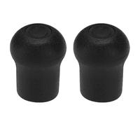 eMagTech 2 Pezzi 22mm PVC Canna Da Pesca Butt Cap Protector Cap End Adatto Per Canna Da Pesca Costruzione Riparazioni Canna Da Pesca Fai Da Te Estremità Canna Da Pesca Nero 46x36mm