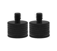 eMagTech 2 pezzi 5/8"-11 femmina a 1/4"-20 maschio vite riduttore in lega di alluminio vite adattatore borchie accessori per fotocamera webcam supporto microfono