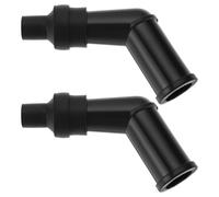 eMagTech 2 Pezzi Cappuccio Candela Moto M4 Filettato Nucleo Candela Cappuccio Resistenza DMFX-6665 Compatibile Con Aprilia Scarabeo Nero