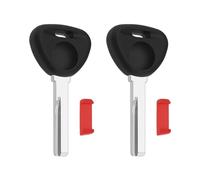 eMagTech 2 pezzi chiave auto vuota chiave secondaria shell HU56 chiave vuota sostituzioni compatibili con Volvo S40 V40 C70 compatibile con Mitsubishi Carisma Colt