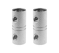 eMagTech 2 Pezzi Connettore Cavo Di Giunzione Sostituzione Connettore A Tenuta Stagna In Metallo Pressacavi Giunti Accessori Per Connettore Di Giunzione A Cilindro Per Carichi Pesanti 4-6 AWG