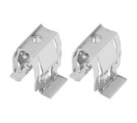 eMagTech 2 Pezzi Di Clip Di Fissaggio Per Maniglia Interna Del Tetto Dell'auto 21x18mm Compatibile Con Audi A4 B8 B9 A6 C6