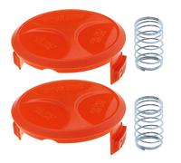eMagTech 2 Pezzi di Ricambio per Cappuccio Testina di Taglio con Molle 37474601 Compatibile con Black & Decker GH400 CST1000 GL30 GL120C GL280 Coperchio del Cappuccio della Bobina