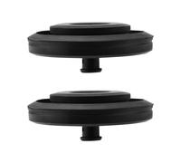 eMagTech 2 pezzi di ricambio per valvola di riempimento WC, valvola a galleggiante per diaframmi, 242MP071, nero