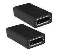 eMagTech 2 pezzi DisplayPort accoppiatore DP femmina a DP femmina accoppiatore convertitore adattatore prolunga per computer laptop monitor TV proiettore nero