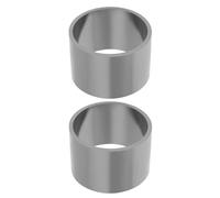 eMagTech 2 Pezzi Guarnizione Tubo di Scarico Moto Guarnizione Tubo di Scarico Mmuffler per Tubo di Scarico con Diametro Interno 45 Mm 50x45x33 Mm Grigio