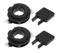 eMagTech 2 Pezzi H7 LED Adattatore Per Lampadina Del Faro Con Adattatore H7 Chiave Di Installazione H7 Supporto Di Fissaggio Staffa Di Base Staffa Di Montaggio Clip Assemblaggi Fari