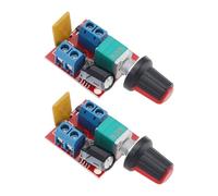eMagTech 2 Pezzi Mini Regolatore Di Velocità PWM Bassa Tensione DC 3 V-35 V 5A 90 W Governatore LED Dimmer Controller Interruttore Modulo Regolatore Di Velocità Del Motore