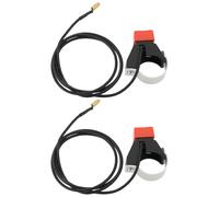 eMagTech 2 Pezzi Pulsante Interruttore Di Spegnimento Interruttore Di Spegnimento Per Moto Interruttore Di Spegnimento Per Manubrio Da 22 Mm Con Cavo Per Mini Moto Quad 47CC/49CC Moto