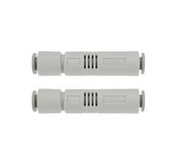 eMagTech 2 Pezzi Raccordo Pneumatico Eiettore Vuoto ZU05S Porta 6mm 59x13,3mm 85 Kpa Tubo Dritto Eiettore Vuoto Per Automobili Semiconduttori Elettronica Macchine Utensili