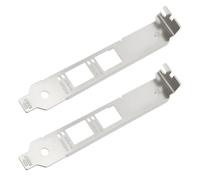 eMagTech 2 Pezzi Staffa A Tutta Altezza per Scheda di Rete per Computer da Compatibile con Intel X520-DA2 2 SFP+ 10G