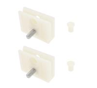 eMagTech 2 Pezzi Staffa di Montaggio in Plastica per Vetro per Finestrino per Auto Fibbia di Fissaggio in Plastica per Auto Compatibile con Nissan Micra K11 dal 1993 al 2002 con Spina