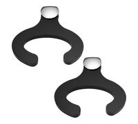 eMagTech 2 Pezzi Supporto Per Katana Supporto Per Spada In Acrilico 9x9x6cm Spessore 8mm Per Esporre Spada Samurai Katana Per Soggiorni Camere Da Letto Nero