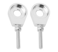 eMagTech 2 Pezzi Tendicatena Per Motocicletta Argento Compatibile Con Simson S51 SR4 KR51 Schwalbe SR50