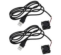 eMagTech 2 pz 2510 USB Ventola di Raffreddamento Brushless Cuscinetti Idraulici DC Ventola di Raffreddamento 25x25x10mm Micro Cuscinetti Turbo Ventola di Raffreddamento per Laptop Scheda Madre