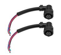 eMagTech 2 Pz 7 Pin Posteriore Fanale di Ricambio 965570 828905-1 Compatibile con Relè Compatibile con Fiat Ducato 20cm