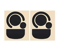 eMagTech 2 Pz Mouse Skates Piedi di Ricambio Compatibile con Logitech G Pro X Superlight Wireless PTFE Mouse Pattinaggio Piedi Accessori Elettronici Nero