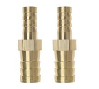 eMagTech 2 PZ Ottone Barb Riduttore Da 12mm A 8mm Raccordo Adattatore Tubo Giuntatore Convertitore Connettore Per Tubo Aria Tubo Acqua Tubo Carburante Tubo Olio