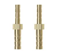 eMagTech 2 PZ Ottone Barb Riduttore Da 6mm A 4mm Raccordo Adattatore Tubo Giuntatore Convertitore Connettore Per Tubo Aria Tubo Acqua Tubo Carburante Tubo Olio