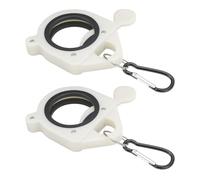 eMagTech 2 Pz. Supporto Per Fascetta Con Cerniera E Supporto Luminoso In Plastica 9x8,5 cm Adatto Per Organizzare E Tenere Traccia Di Fili E Cavi