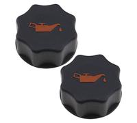 eMagTech 2 PZ Tappo di Riempimento Olio Motore Auto 500301568 Compatibile con Ducato Boxer Relè Daliy Plastica Auto Parti di Ricambio 58x25mm Nero