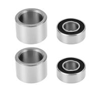 eMagTech 2 Set Di Cuscinetti A Sfere A Gola Profonda 686-2RS 13x6x5mm Cuscinetto In Acciaio E Boccole 14x10x10mm Compatibile Con Crank Brothers Compatibile Con Candy