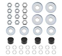 eMagTech 2 Set di Kit di Ricostruzione Universale per Skateboard/Skate Truck Include Rondelle per Boccole Superiore/Inferiore Tazze Perno Dadi per Perno Dadi per ASSE Anelli di velocità.