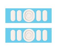 eMagTech 2 set di piedini per pattini per mouse compatibili con mouse da gioco Logitech G304/G305, bordi arrotondati e curvi, accessori per mouse, spessore 0,7 mm, colore: bianco