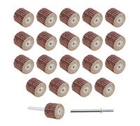 eMagTech 20 dischi abrasivi per carta vetrata, grana 600, per utensili rotanti con manico lungo mandrino, 13 x 12 x 3 mm, 13 x 12 x 3 mm