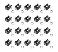 eMagTech 20 Pezzi 3,5 Mm 3 Pin Connettore Audio Femmina PJ302M Adatto Per Riparazione Di Apparecchiature Audio Progetto