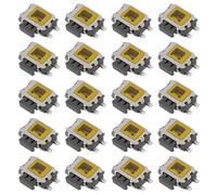 eMagTech 20 Pezzi 4 Pin SMT SMD Side Tact Pulsante Tattile Interruttore Montaggio 4.7x3.5x1.6mm SMD Turtle Interruttore Pulsante Montaggio Superficie 0.1A/5V