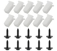 eMagTech 20 Pezzi 6549354 90BG17K657AA Paraurti Anteriore Ala Vite Occhielli E Vite Servosterzo Compatibile Con Ford Fiesta ST150 Focus 98-2005