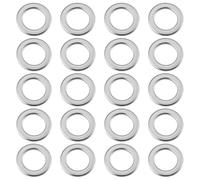 eMagTech 20 Pezzi Di Comparatore A Quadrante In Acciaio Inossidabile 304 Con Rondella 6x10x1 Mm Per Ispezione Di Lavorazione E Manutenzione Del Motore