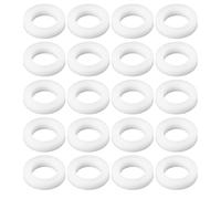 eMagTech 20 Pezzi Rondelle In PTFE Da 8x5x1,5 Mm Per Sigillare Manometri Con Filettatura 1/8" BSPP