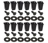 eMagTech 20 Pezzi Vite Clip Di Fissaggio Kit Dado Dado Di Bloccaggio Espandibile Viti Occhielli CZA4705L/RTC3744 Per Passaruota Pannello Paraurti Compatibile Con Land Mover Defender