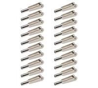eMagTech 20pcs Mini Snap Links M2 Clip di Filettatura Autobloccante Metallo Clevis Clip Ala di Fissaggio per Telecomando Modello Aerei Aerei Elettrico