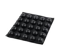 eMagTech 25 Pz Silicone Autoadesivi Cuscinetti Di Smorzamento Del Rumore Anti-collisione Antiscivolo Nero 19x10mm Per Altoparlante Elettronica Da Tavolo Cassetto Del Computer Portatile