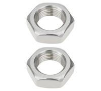 eMagTech 2pcs 3/4-16 UNF Hex Lock Nut In Acciaio Inox Sostituire OEM N101345 Compatibile con John Deere Lawn Garden Equipment