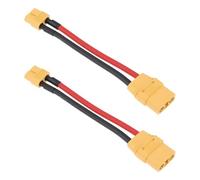 eMagTech 2pcs Adattatori Da XT90 Femmina A XT60 Femmina Connettore Femmina A 2 Pin Adattatore 12 AWG Per Modelli RC Drone Lipo ESC