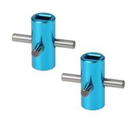 eMagTech 2PCS RC Auto Diff Locker Parte Differenziale Albero Fisso Compatibile con T-amiya TT02 TT02D RC Auto