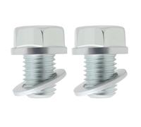 eMagTech 2Set Bullone Tappo Coppa Olio Moto M12*1.5 Con Rondella Tappo Scarico Olio 92800-12000 90407-259-000 Compatibile Con Honda CBF600 CBF1000 CBR125 CBR250 CBR600F