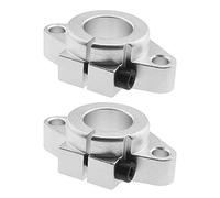 eMagTech 2x SHF20 Blocchi Di Supporto Per Albero Staffa Di Supporto Per Albero Lineare Diametro Albero In Lega Di Alluminio 20mm Per Apparecchiature Elettriche Per Stampante 3D