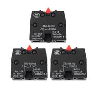eMagTech 3 interruttori a pulsante autoresettanti ZB2-BE102 compatibili con interruttore Schneider normalmente chiuso