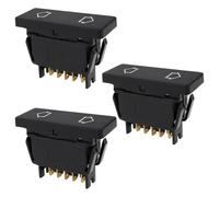 eMagTech 3 Pezzi Interruttore Alzacristalli Elettrico Illuminato 6551.21 00567459X Compatibile Con Peugeot 205 1987-1998 309 1985-1993